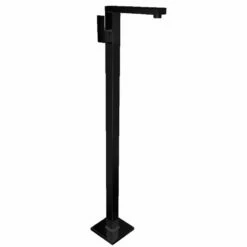Cube Freestanding Bath Mixer Black