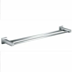 Square 900mm Double Towel Rail
