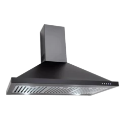 90cm Black Canopy Rangehood