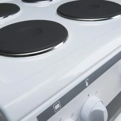 50cm Freestanding Oven (White) -Furniture Bathroom Shop EV500EWH Web 6 1