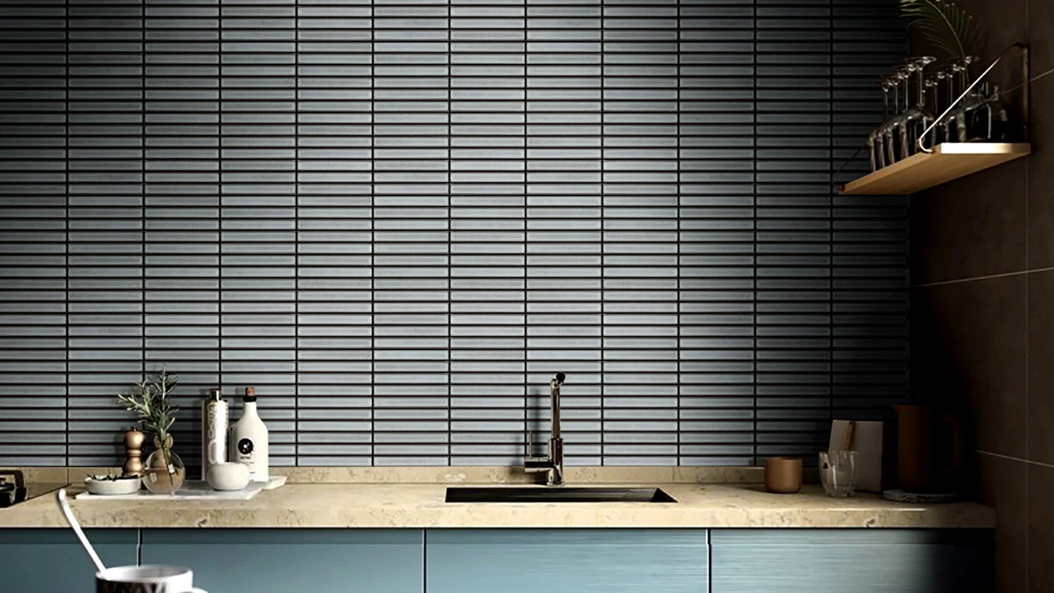 Finger Mosaic Black – Matte 6 Finger Mosaic Black – Matte - Image 4