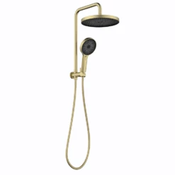 Gabe Twin Shower Brushed Gold
