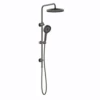 Gabe Twin Shower On Rail Gun Metal -Furniture Bathroom Shop Gabe Twin Shower on Rail Gun Metal Grey