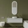 Great Gatsby Framed LED Mirror 450x1200mm -Furniture Bathroom Shop GreatGatsby G45120 MW