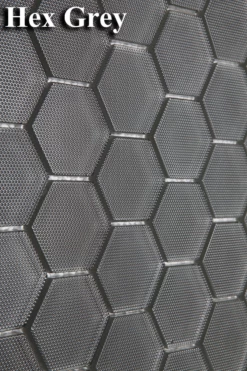 Hex -Furniture Bathroom Shop Hex Grey Tile Wall Installation