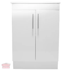 Jessica PVC Vanity Unit 60cm -Furniture Bathroom Shop Jessica 60cm Front Centre Upload File