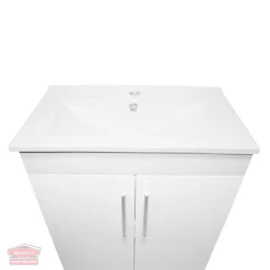 Jessica PVC Vanity Unit 60cm -Furniture Bathroom Shop Jessica 60cm Front Sink Angle 2 Upload File
