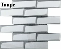 Optic Brick -Furniture Bathroom Shop Optic Brick Taupe tile