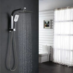 Cube Twin Shower -Furniture Bathroom Shop Roma Square Twin Handshower