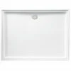 Flinders Rectangular Shower Base With Rear Outlet -Furniture Bathroom Shop SB16CW Flinders 820x820 rear outlet
