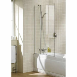 Square Double Panel Bath Screen