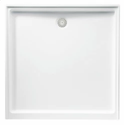Flinders Square Shower Base With Rear Outlet