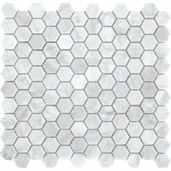 Tuscany Cararra 30mm Hexagon