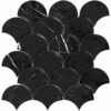 Tuscany Nero Marquina Fish Scale -Furniture Bathroom Shop Tuscany 1000 NeroFS pd