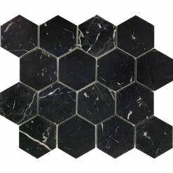 Tuscany Nero Marquina Hexagon