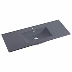 120cm Ceramic Vanity Top Matt Grey