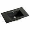 75cm Ceramic Vanity Top Matt Black 1 75cm Ceramic Vanity Top Matt Black -Furniture Bathroom Shop VT75MB web