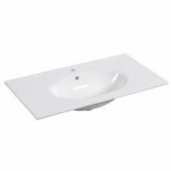 90cm Ceramic Vanity Top Round Bowl