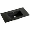 90cm Ceramic Vanity Top Matt Black -Furniture Bathroom Shop VT90MB web