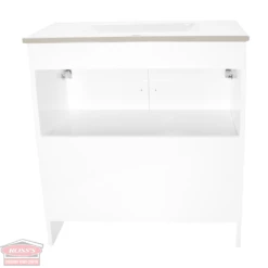 Jessica PVC Vanity Unit 75cm -Furniture Bathroom Shop VUJE75P Jessica 75cm Back 1