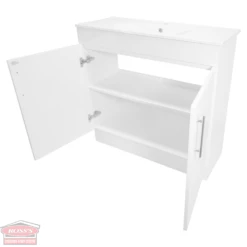 Jessica PVC Vanity Unit 90cm -Furniture Bathroom Shop VUJE95P Jessica 95cm Front 2