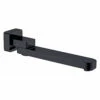 Bianca Wall Mount Swivel Bath Spout Matte Black -Furniture Bathroom Shop bianca swivel bath spout black