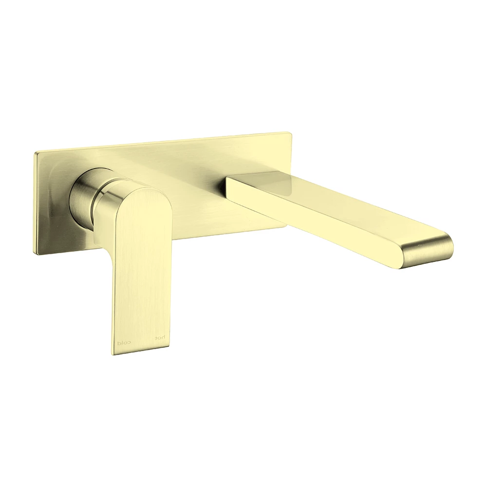 Bianca Wall Mixer Set Brushed Gold 3 Bianca Wall Mixer Set Brushed Gold