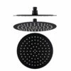 Black Fiona Slim S/S Shower Head -Furniture Bathroom Shop black fiona slim shower head
