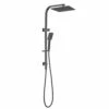Celia/Bianca Twin Shower Square Gun Metal Grey -Furniture Bathroom Shop celia bianca twin shower square gun metal grey