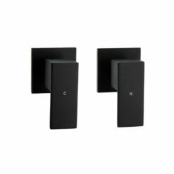 Cube Black 1/4 Turn Wall Assemblies