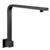 Cube Black Hi-rise Shower Arm -Furniture Bathroom Shop hirise square Black