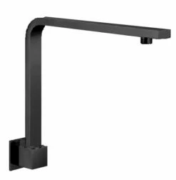 Cube Black Hi-rise Shower Arm