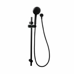 Loui Hand Shower On Rail Matte Black