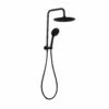 Loui Twin Shower Matte Black -Furniture Bathroom Shop loui twin shower matte black