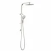 Celia/Bianca Twin Shower Round Brushed Nickel -Furniture Bathroom Shop mecca bianca twin shower round brushed nickel