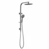 Celia/Bianca Twin Shower Round Gun Metal Grey 1 Celia/Bianca Twin Shower Round Gun Metal Grey -Furniture Bathroom Shop mecca bianca twin shower round gun metal grey