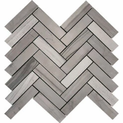 Tuscany Athens Grey Herringbone